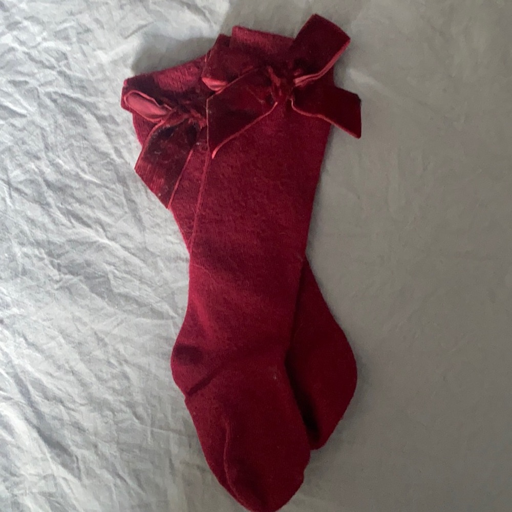 Red Toddler Kneehighs